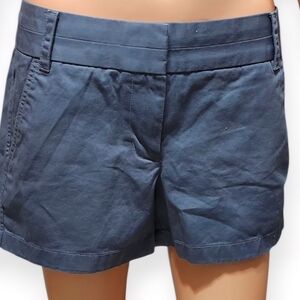 J. Crew High Waist Navy Shorts